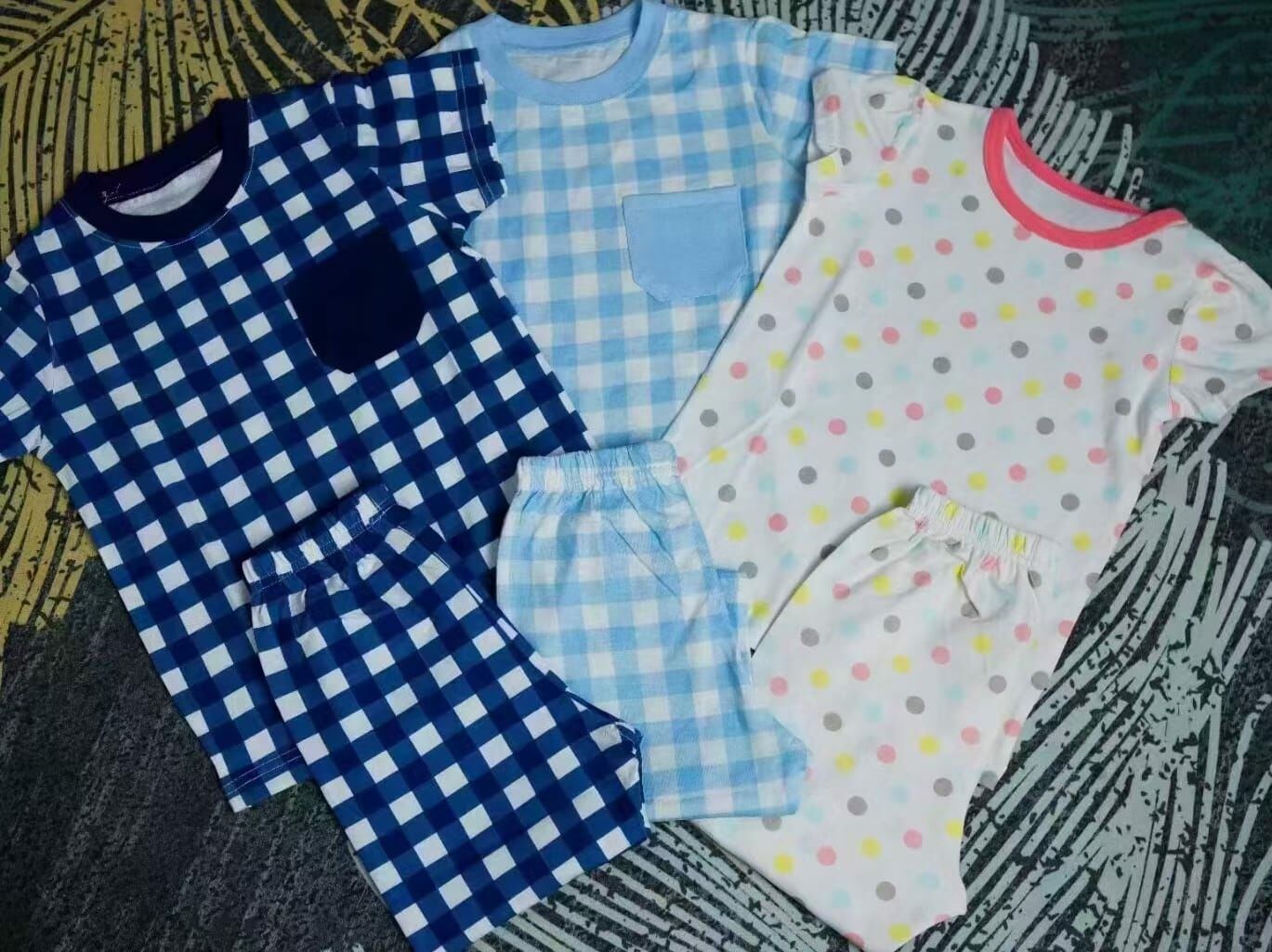 出口日本短袖長褲套裝 -1套 現貨