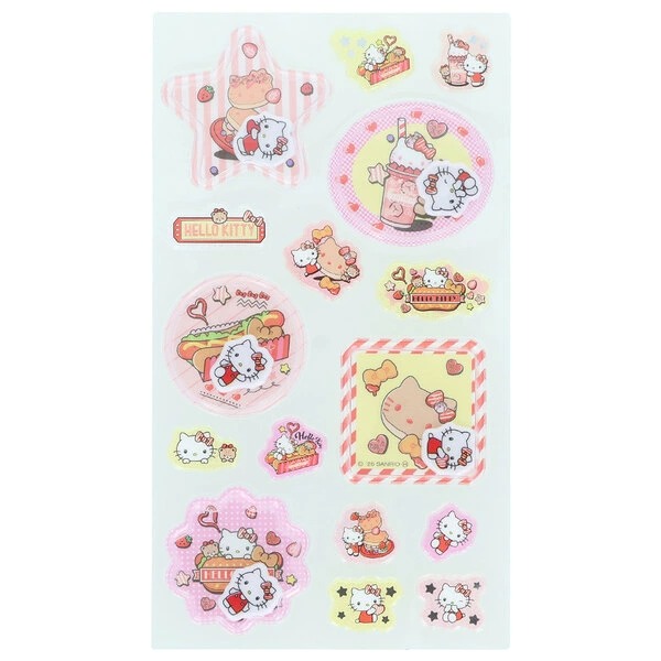 Hello Kitty 扭蛋和閃光貼紙