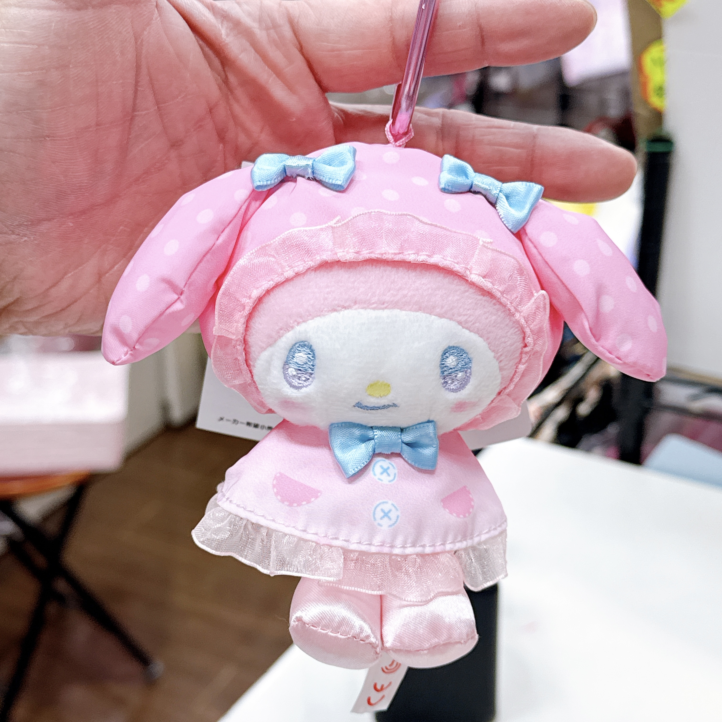 日本版Sanrio 雨衣系列公仔掛飾/鎖匙扣
