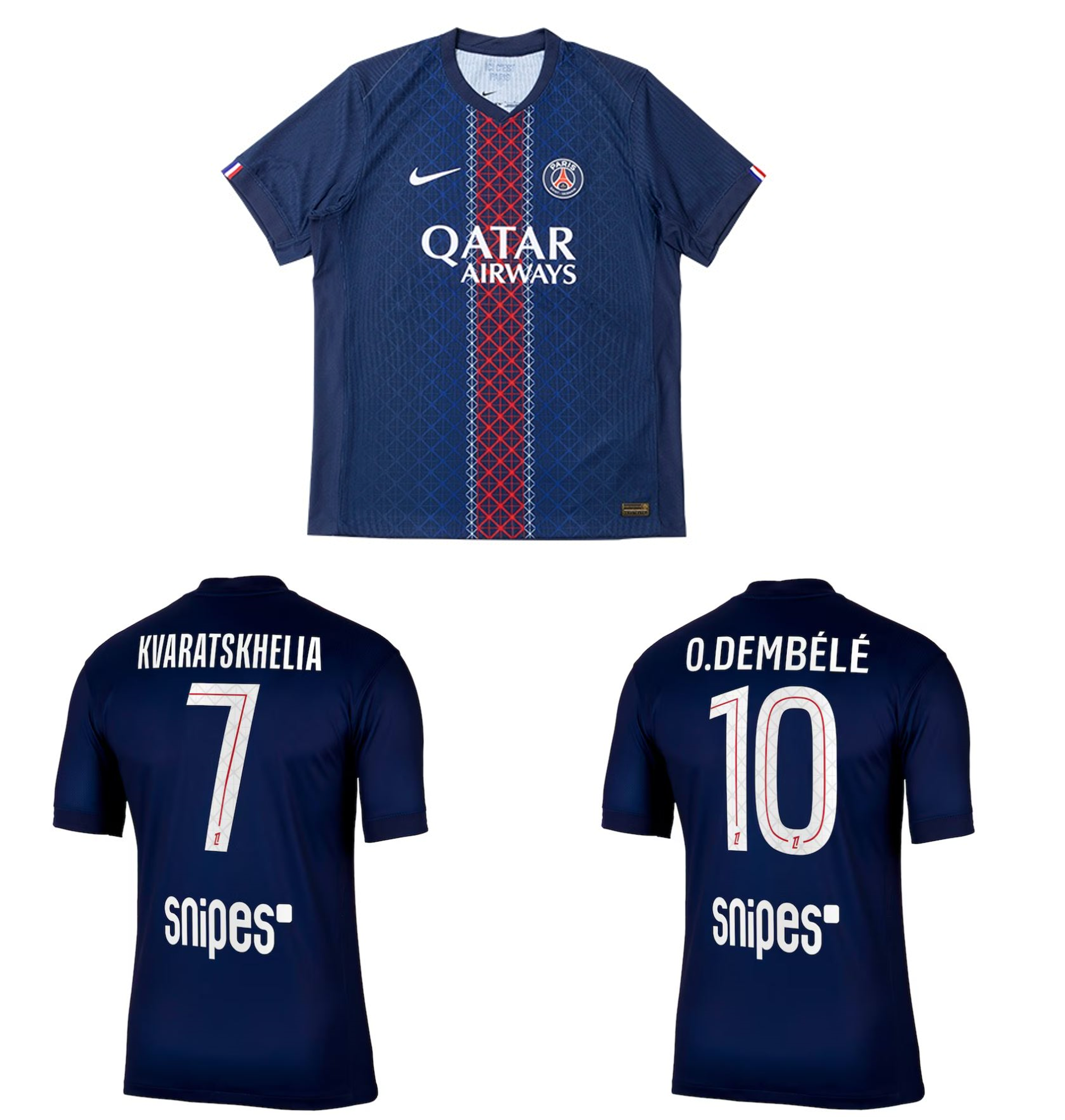 PSG 巴黎聖日門 2025-26 主場/作客/三客球衣聯賽印字 (內有多選)