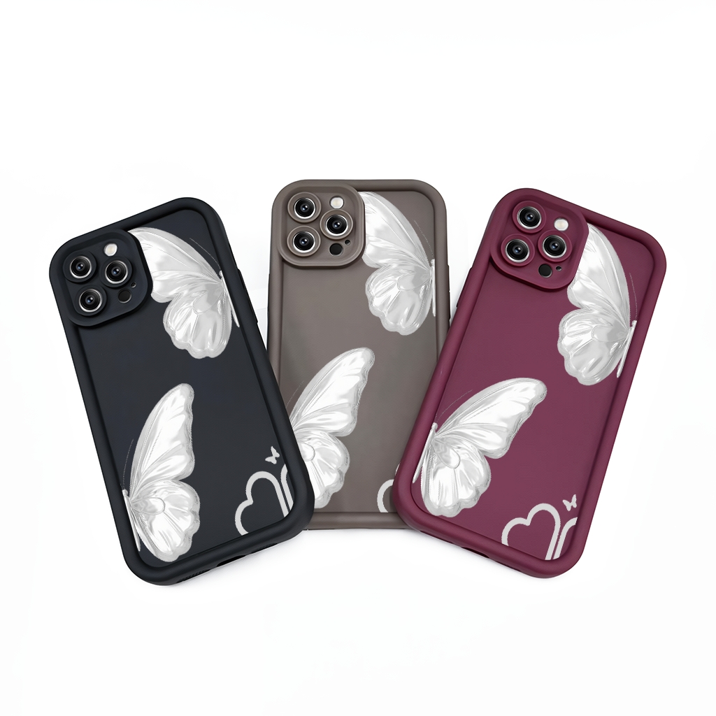 TPU DESIGN CASE PHONE FOR SAMSUNG - DESIGN BUTTERFLY D