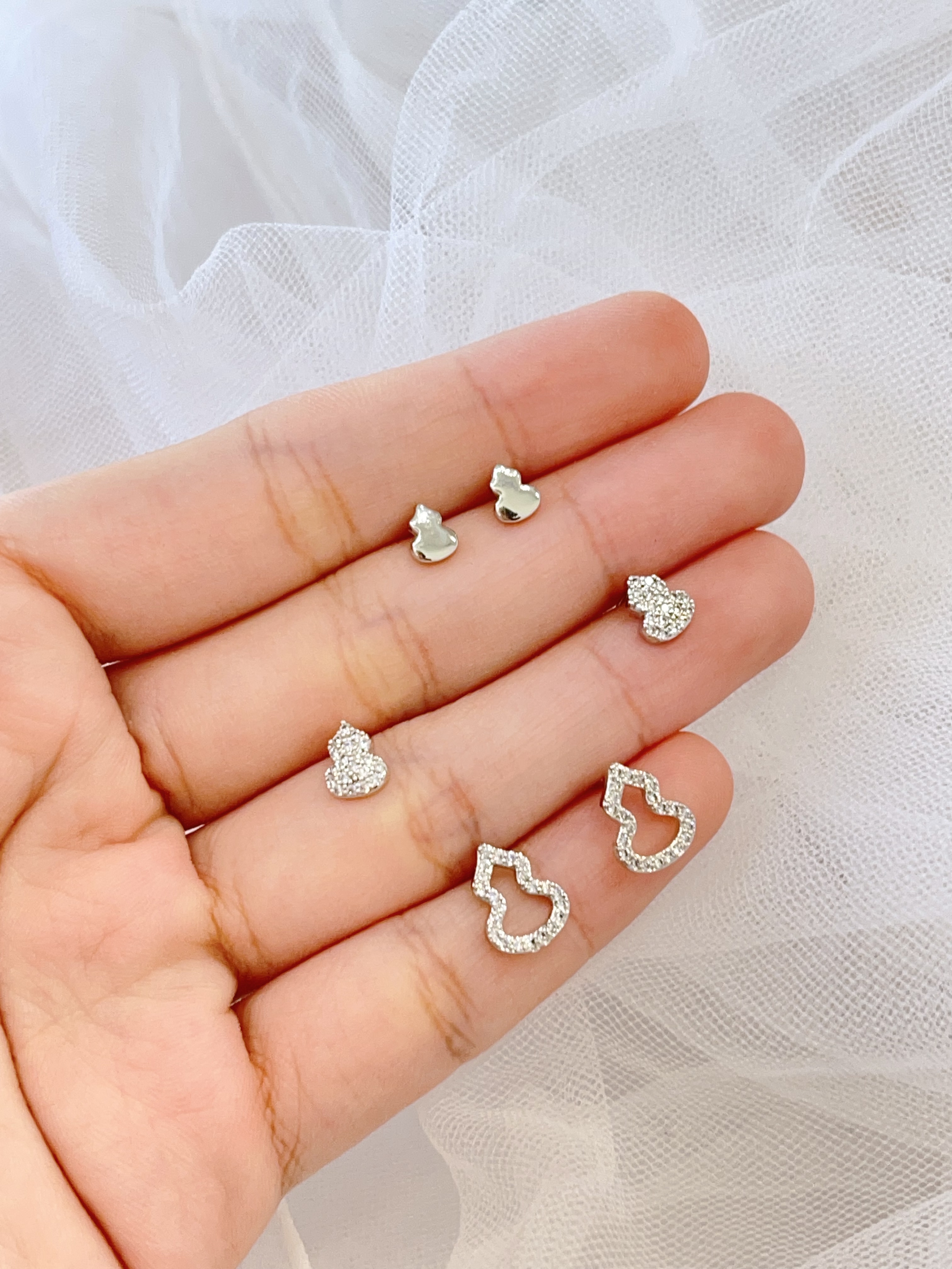 新中式精致葫芦耳环套装