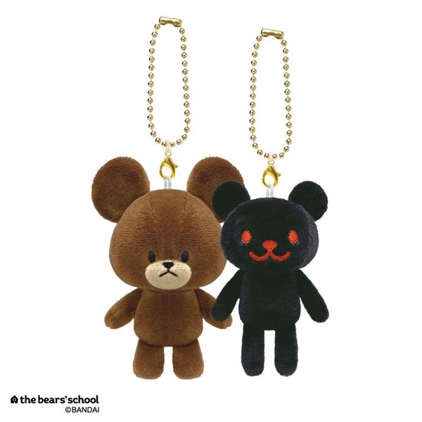 現貨｜【一套兩隻】The Bears' School 小熊學校 Jackie 熊 & Chackie 日版 吊飾 磁石 毛公仔 掛件 (CR135479)