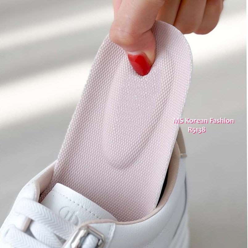 R5138 韓國🇰🇷真皮厚底免綁帶sneakers