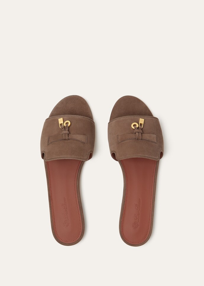 指定顏色精選優惠✨訂貨🍒Loro Piana summer charms sandal  Size 36/37/37.5/38/38.5/39/40  Color :Fossil (D499)