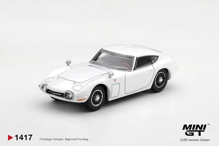 （預訂 Pre Order) Mini GT  ( MGT01417-R ) Toyota 2000GT Pegasus White