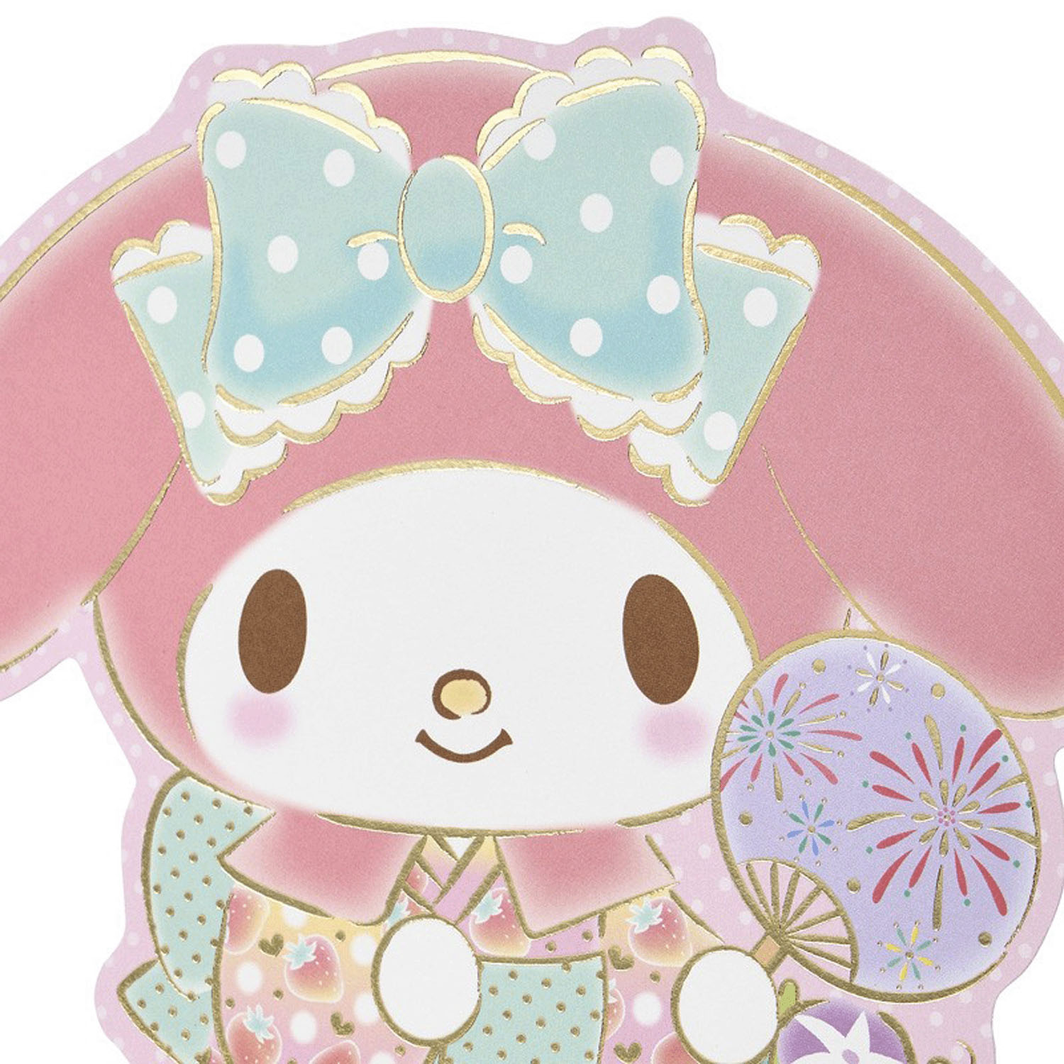 Sanrio - 造型明信片 (My Melody浴衣款)