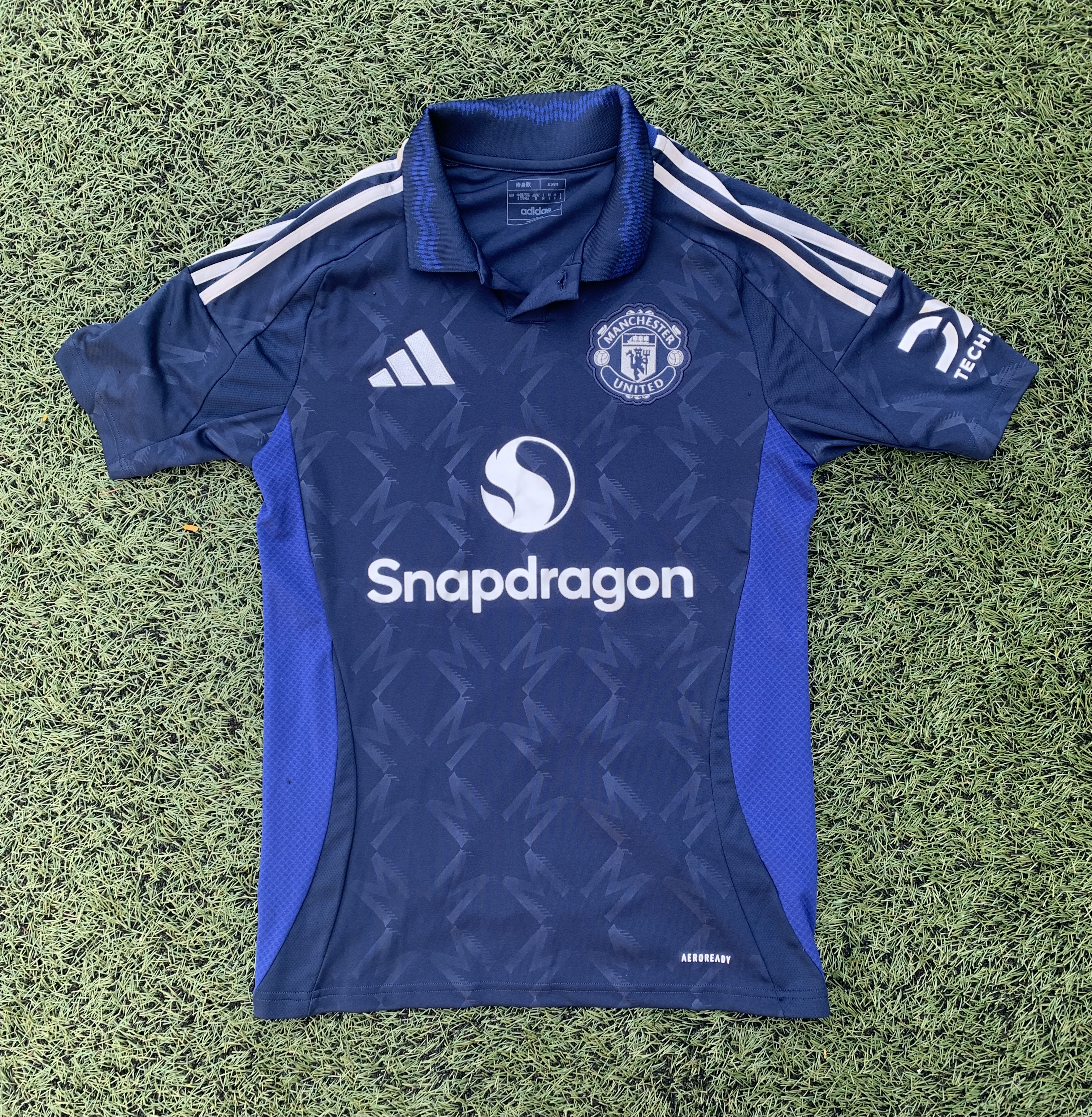 二手 90%新 2024-25 曼聯 作客 球迷版 短袖