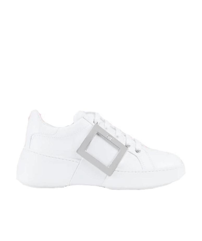 Roger Vivier 女士 Viv Skate方扣休閒運動鞋34 34.5 35 35.5 36 36.5 37 37.5 38 38.5 39 39.5 40 40.5 41 41.5 42碼