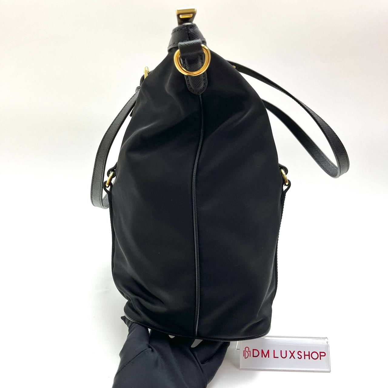 Prada Tessuto Saffiano Nylon Tote Bag