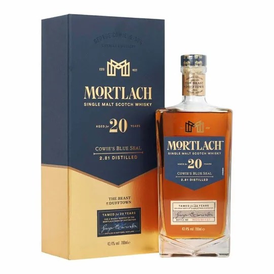 慕赫 20年（考威藍標）單一麥芽蘇格蘭威士忌 Mortlach 20 Year Old "Cowie's Blue Seal" Single Malt Scotch Whisky 43.4% 700ml