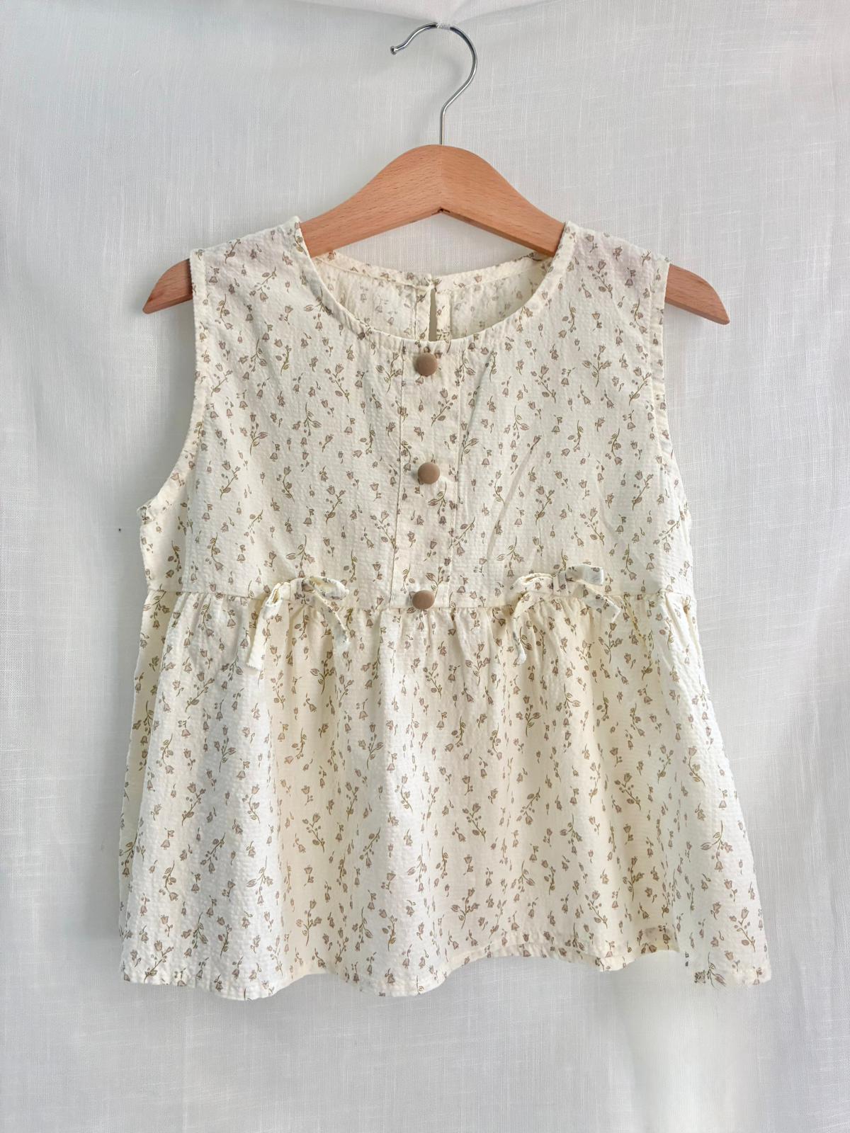 日系碎花娃娃裝背心MHY12130