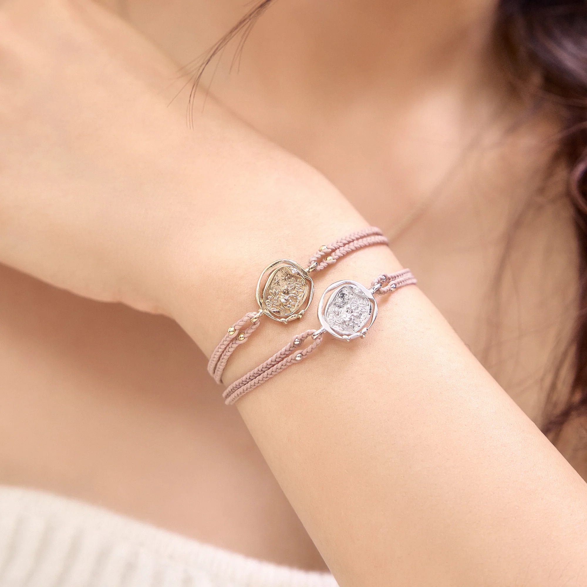 📦訂購 泰國代購 RAVIPA Disney Winnie The Pooh and Piglet Spining Coin Silver Bracelet 小熊維尼 手鏈