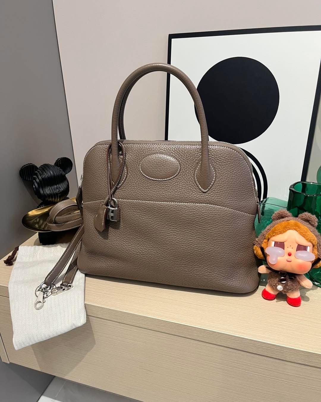 Hermes bolide 31,大象灰銀扣  100%Authentic, 95%new ✅收據✅key lock✅塵袋✅box