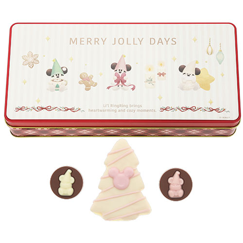 【預訂】TDR Merry Lil RingRing - 長盒朱古力脆餅