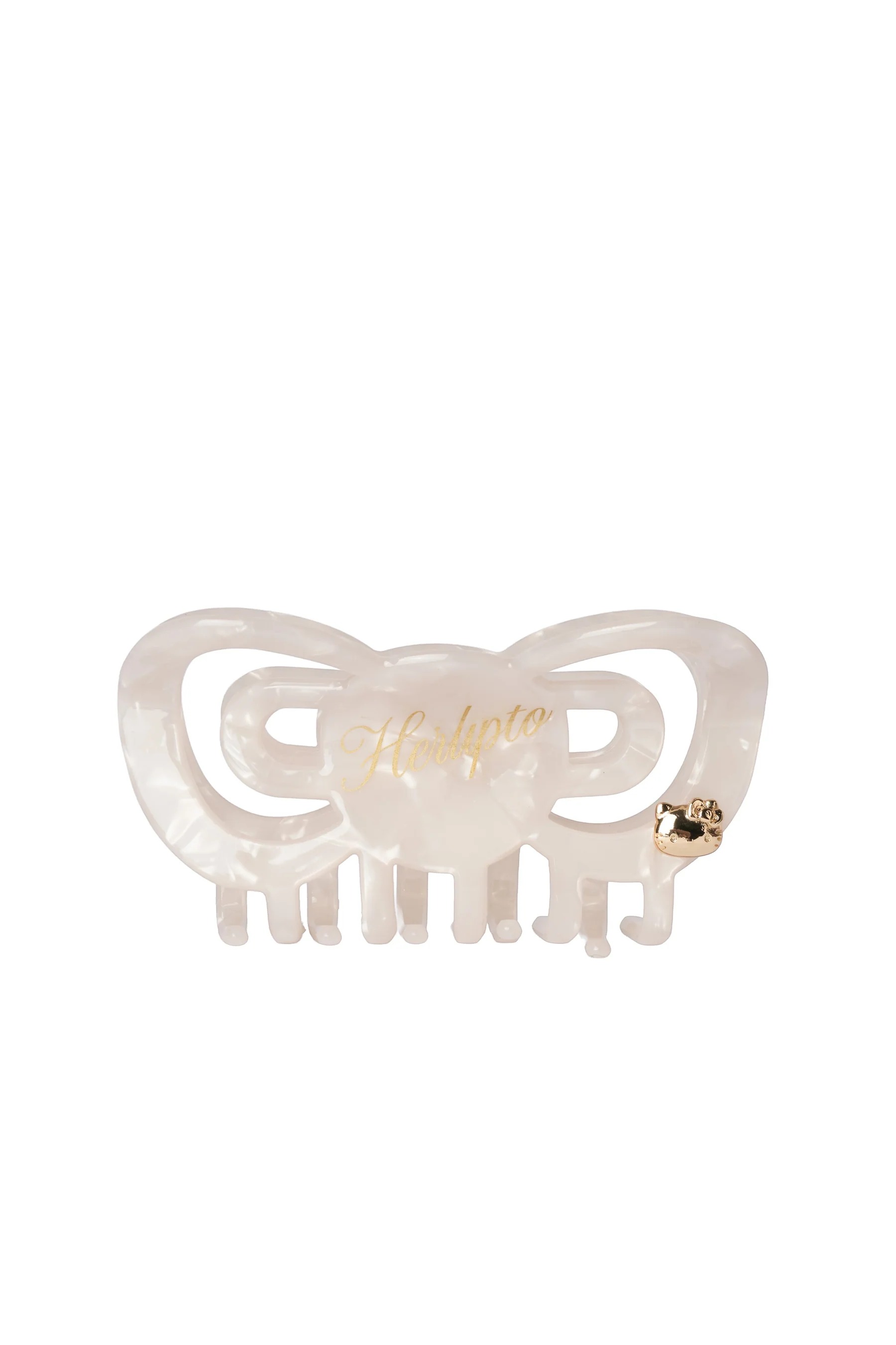 🎀【預訂】Her lip to × Kitty Ribbon Hair Clip W