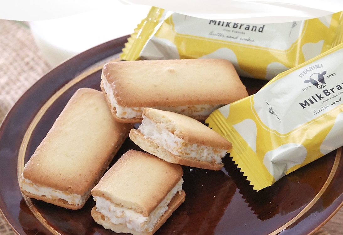 日本直送  日本Milk band 糸島奶油夾心餅乾