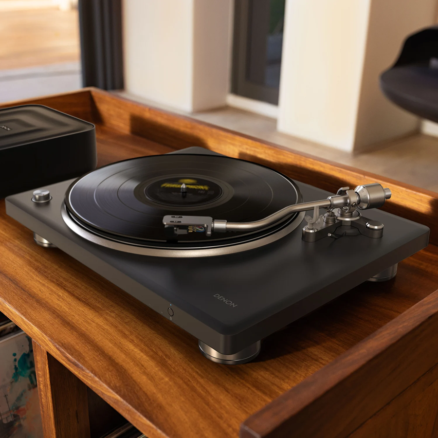 Denon DP-500BT Premium semi-automatic Hi-Fi Turntable with Bluetooth