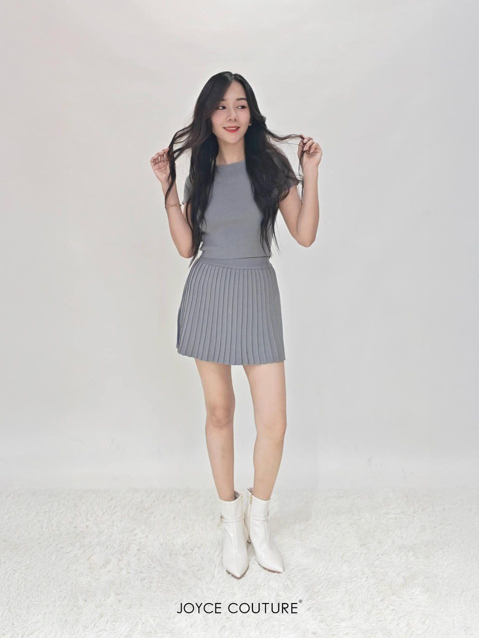 短袖针织套装 D0030