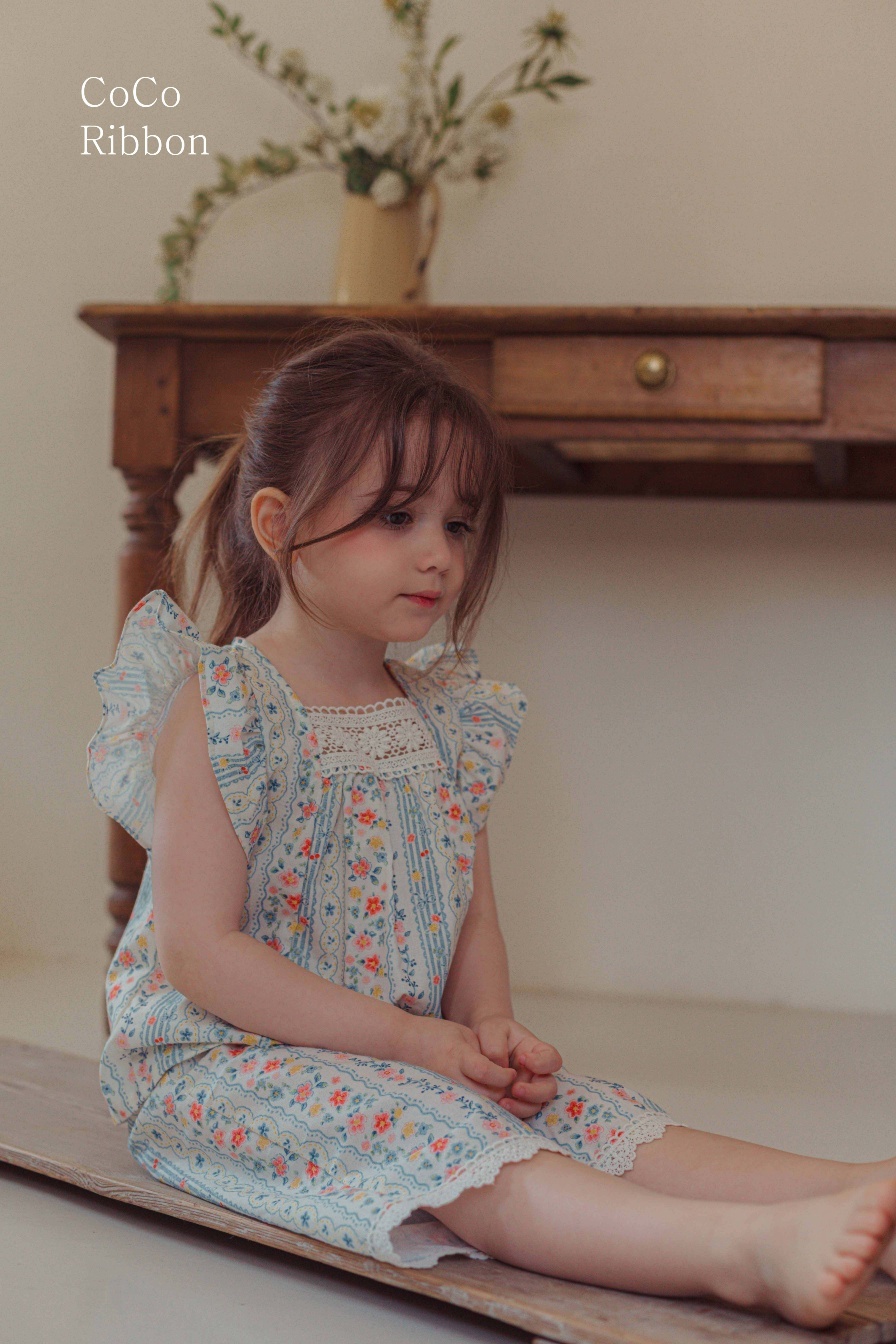  【預訂】 韓國直送 南大門童裝 碎花圖案上衣