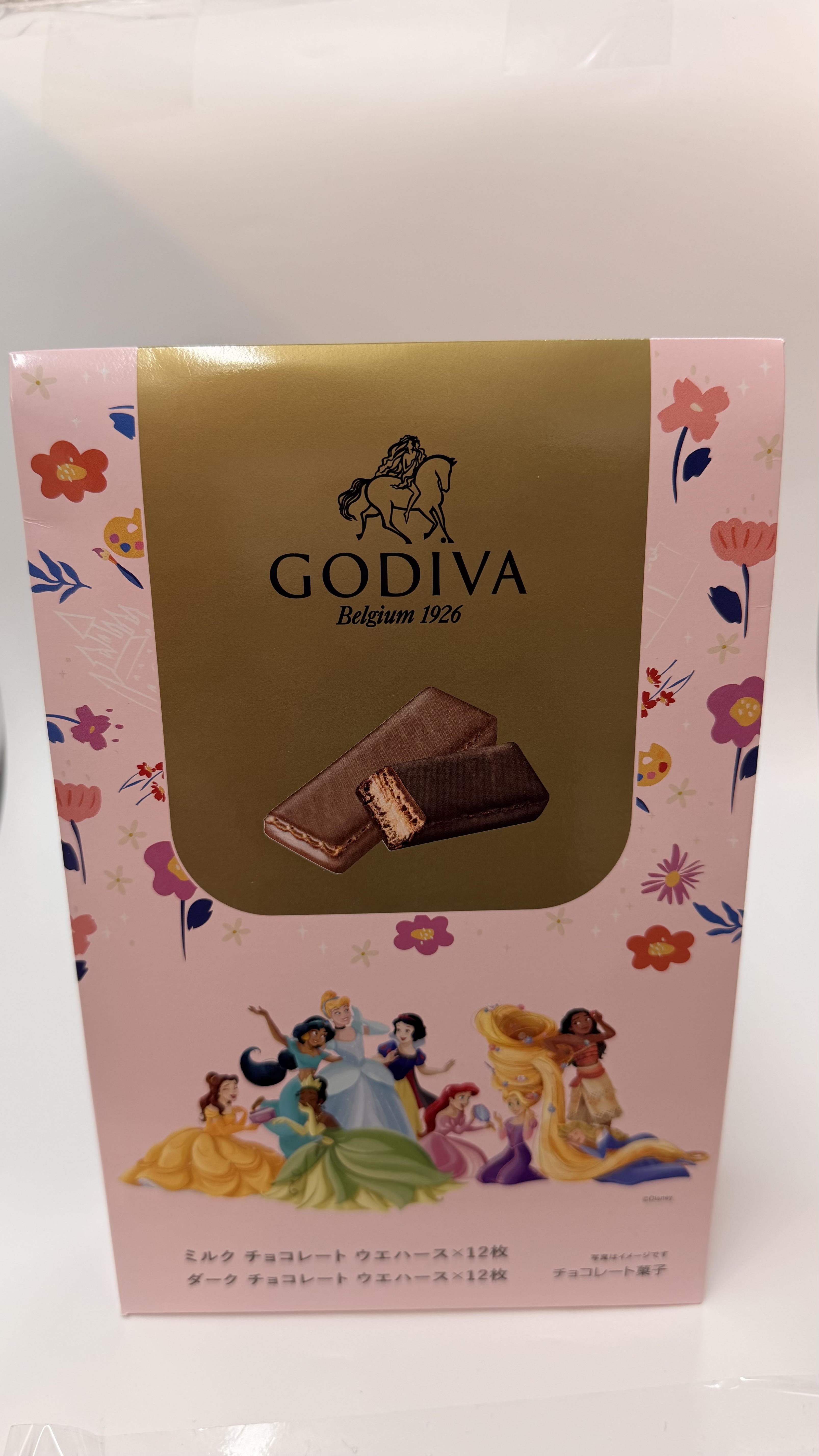 Godiva 廸士尼公主朱古力禮盒 ( 12 枚入）