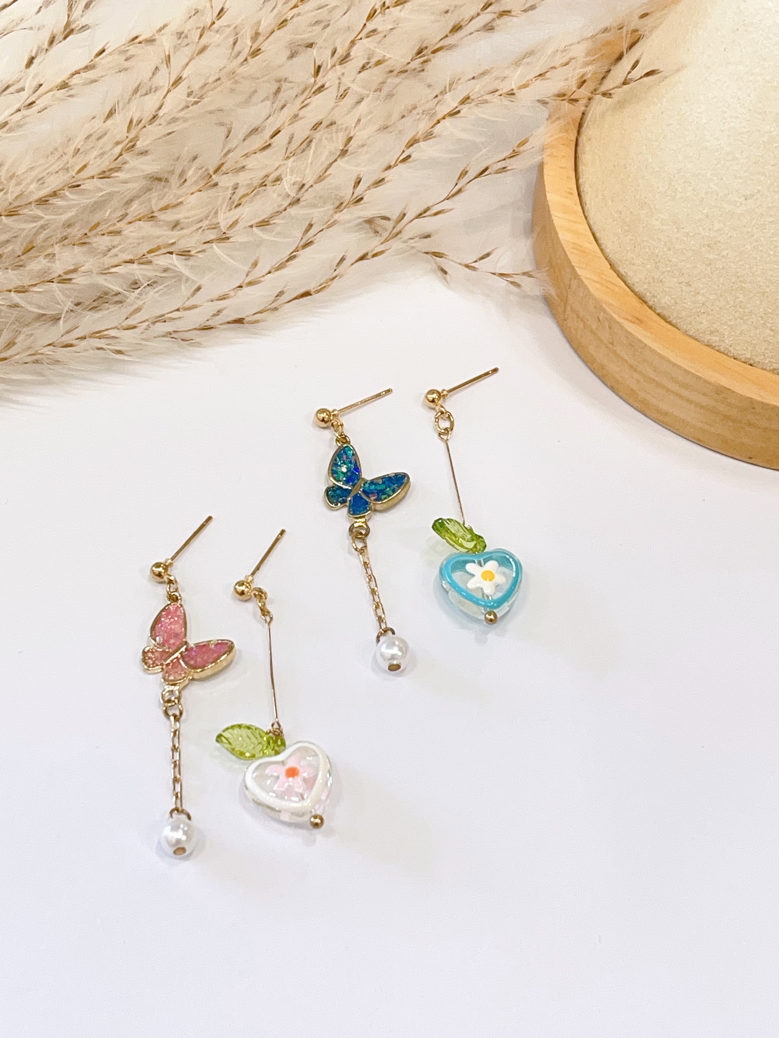 多吉米蝴蝶灵夏天耳环