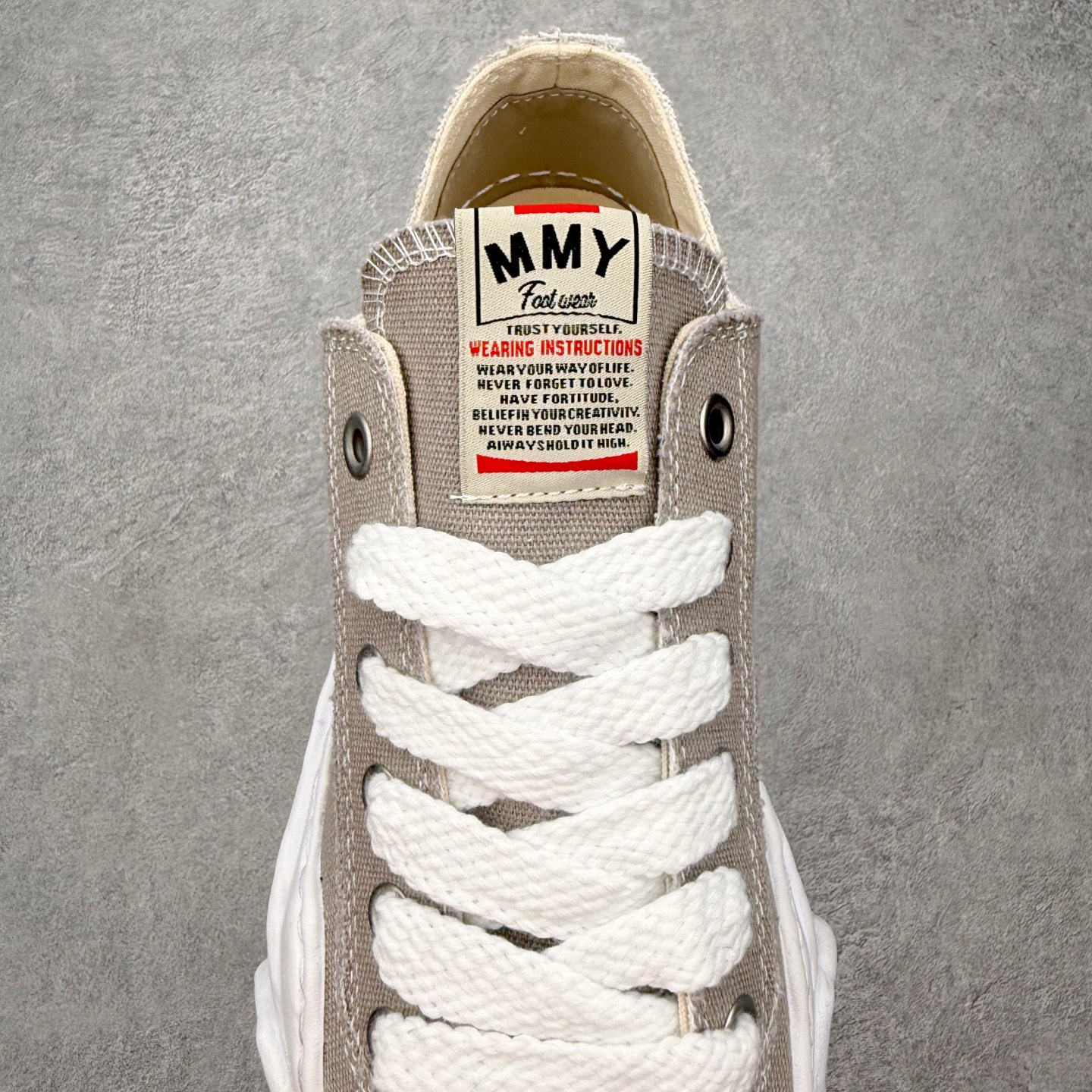 Maison Mihara Yasuhiro MMY "Hank" OG Sole Canvas Low-top Sneaker