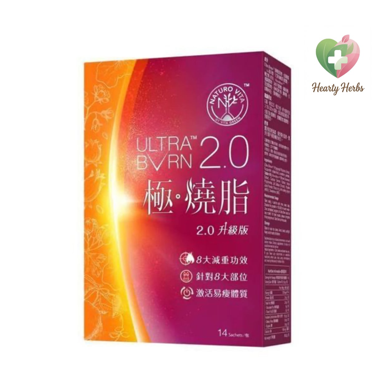維特健靈- 極燒脂 燃燒脂肪 2.0升級版 Naturo Vita 14包