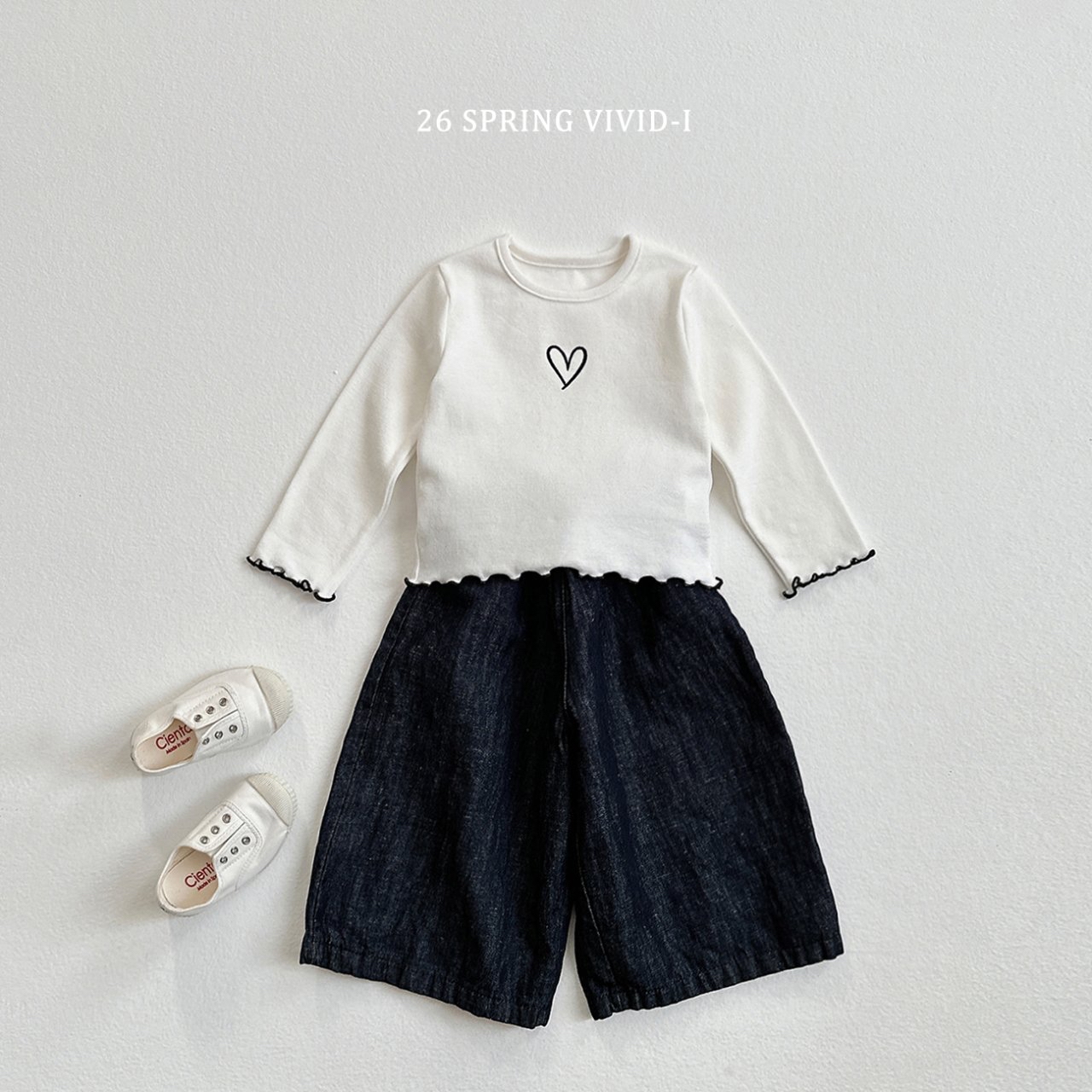 🌸預訂 韓國直送🌸🇰🇷VIVIDI寬版九分闊腳牛仔褲