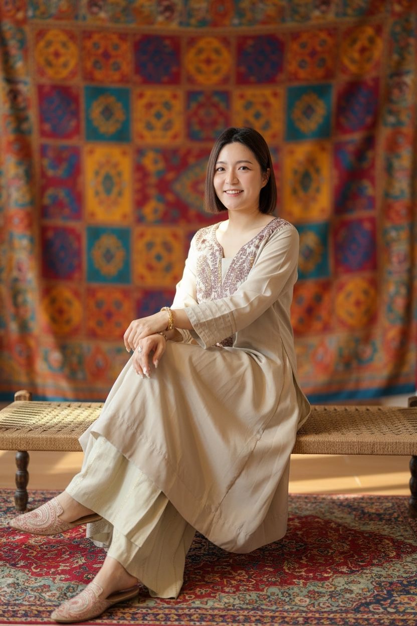 1678 SIlver Purple Heavy Emb. A-Line OP 44"