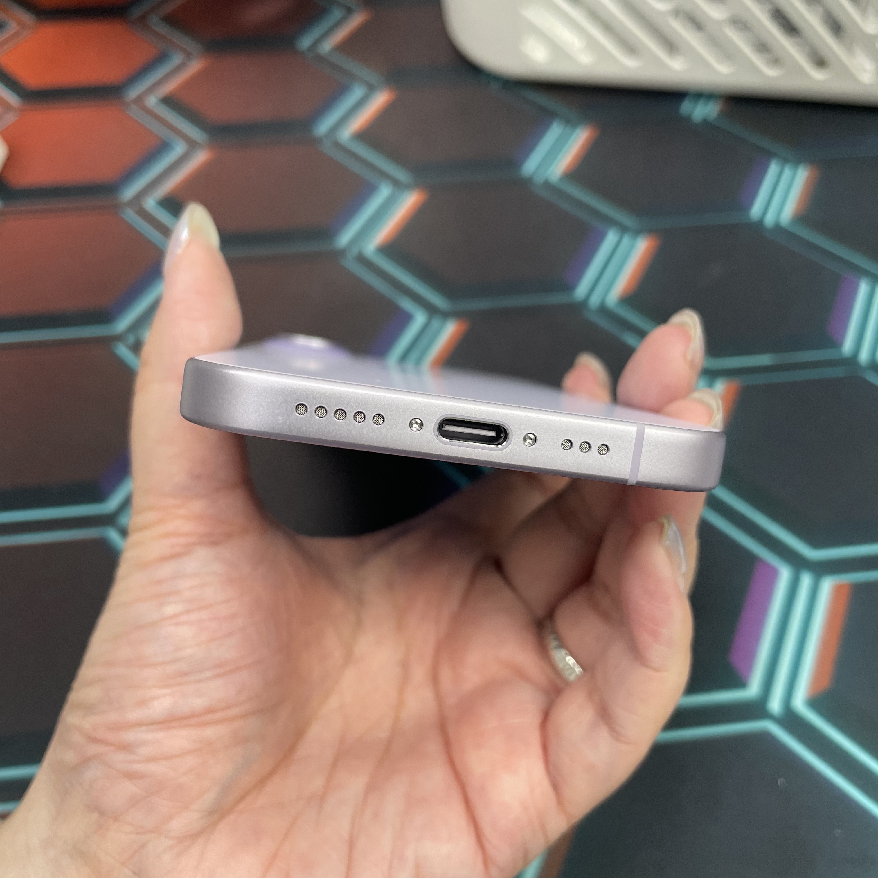 *7275 17 未使用品 512GB 電100 紫色 purple 