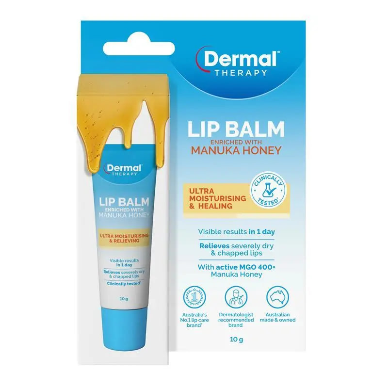 Dermal Therapy Lip Balm 皮膚護理潤唇膏 10g (各款)