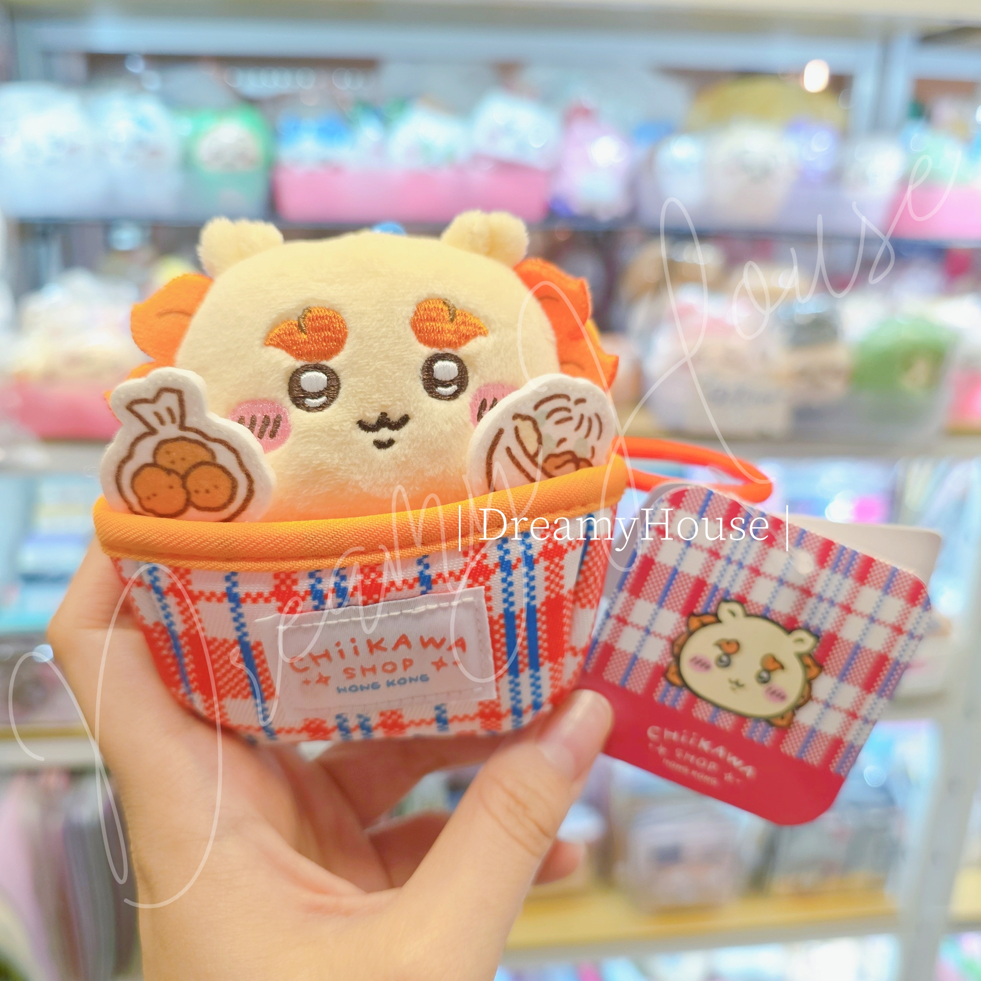 香港 Chiikawa 「CHIIKAWA SHOP in HONG KONG」紅白藍系列 公仔吊飾