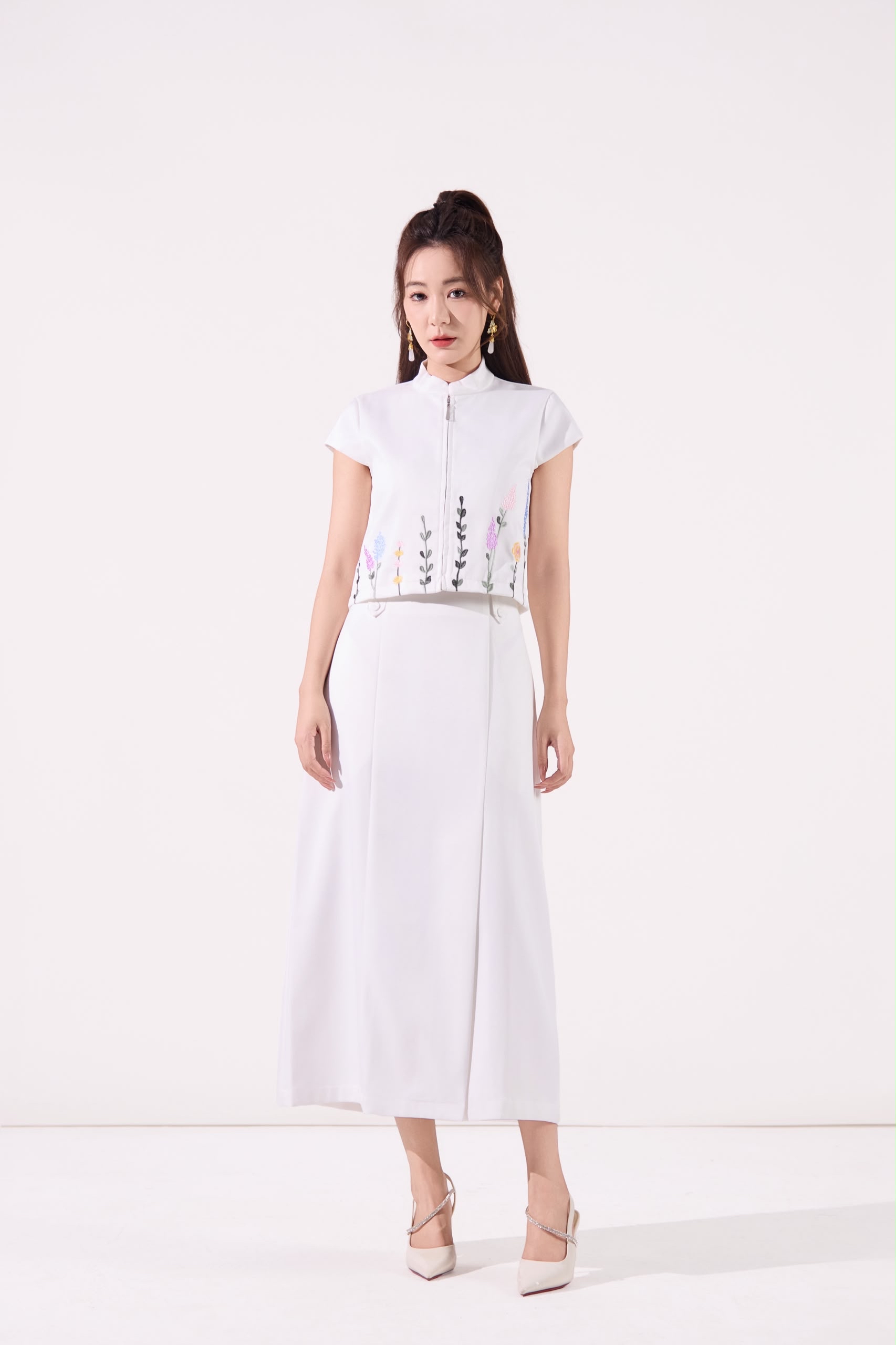 12241374 Elowen Tailored Maxi Skirt