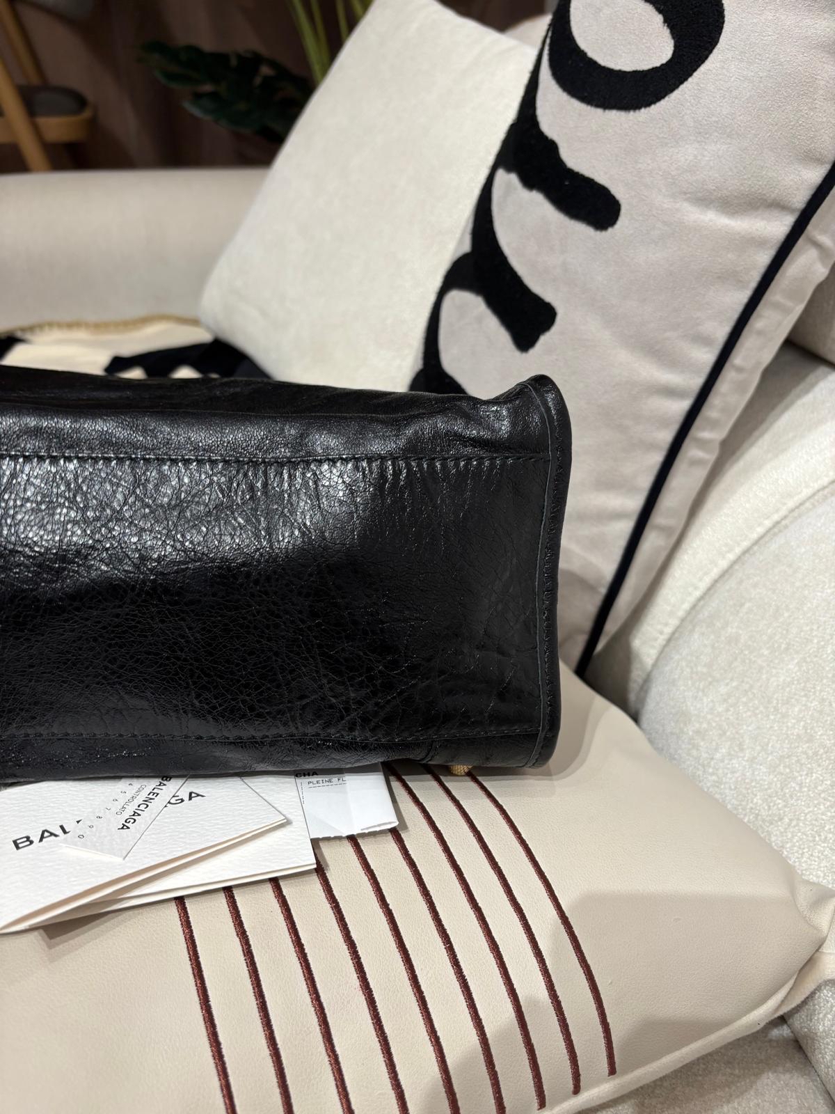 Balenciaga City Medium 黑色金扣 100%Authentic, 95%New ✅Mirror ✅Dust bag