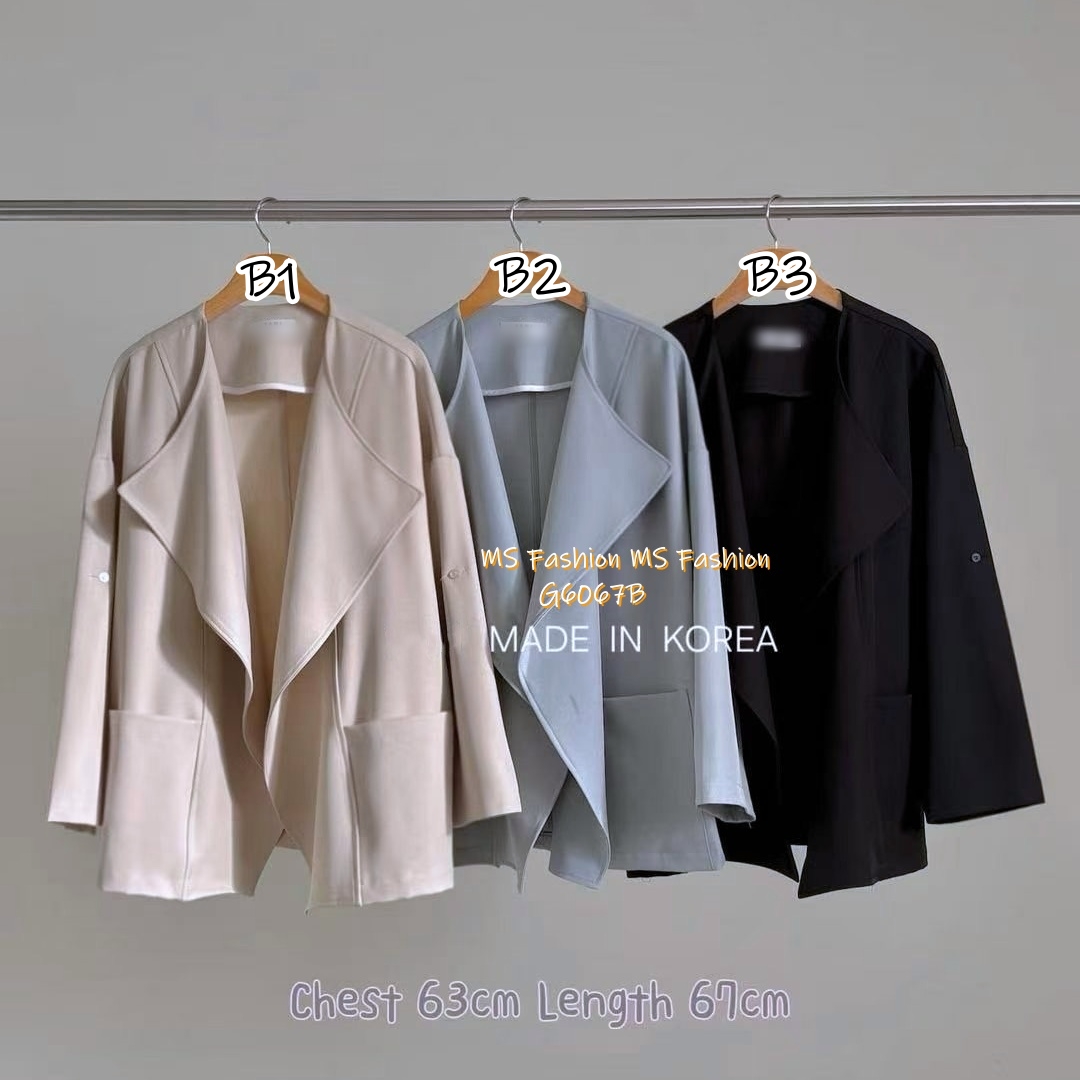 G6067 韓國🇰🇷高質靚料薄外套