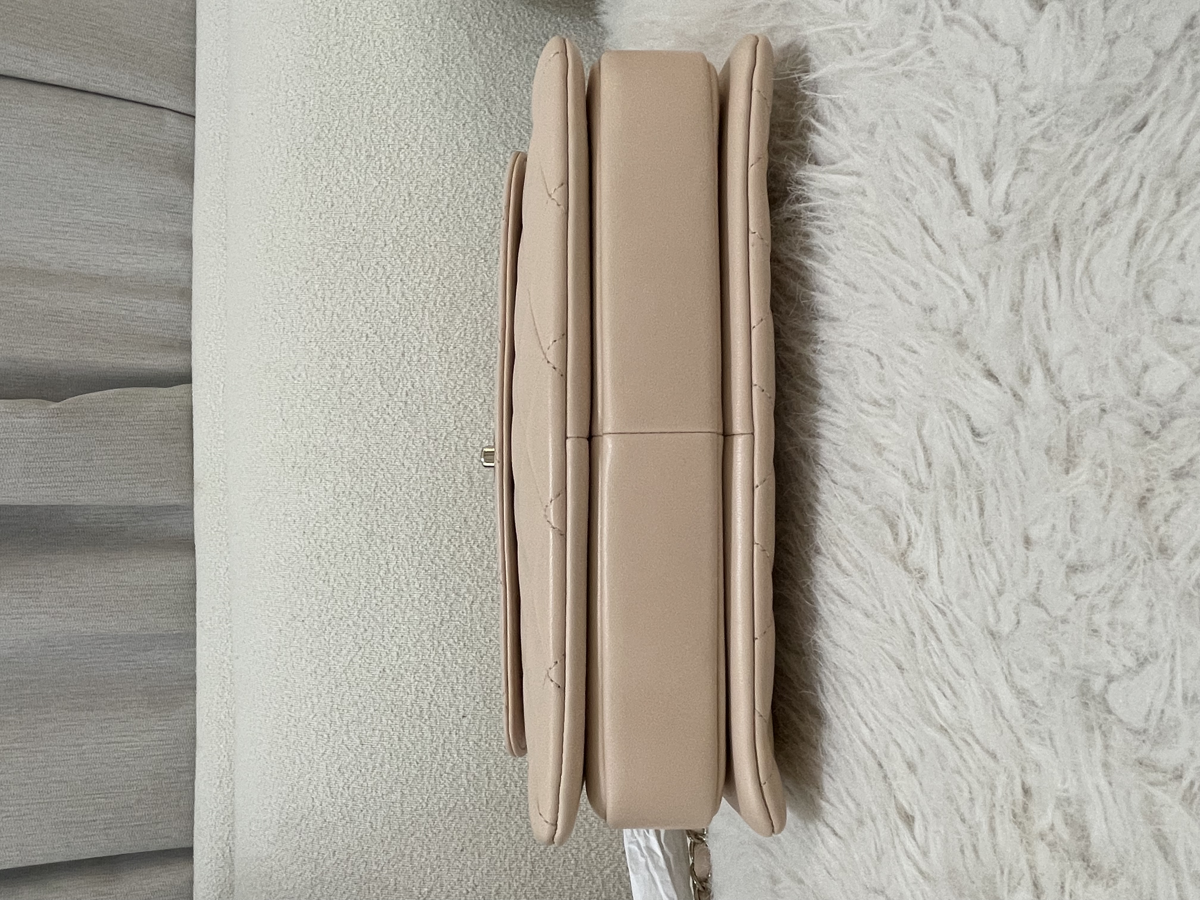 Pre-owned Chanel Quilted Lambskin Trendy CC Top Handle Flap Bag / Product Code: 26032329