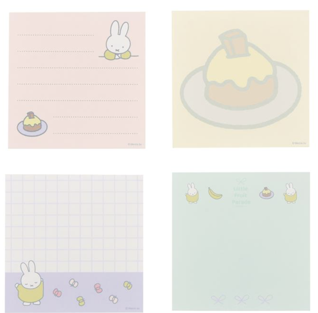 🐰Pre Order  - miffy 聯乘限定 Little Fruit Parade  MEMO  ( 📦 大約 5月中到貨, 若遇到缺貨或其它因素貨期會延遲 ）