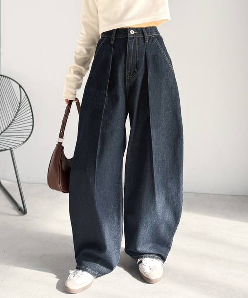 立體繭型牛仔褲【JP008】