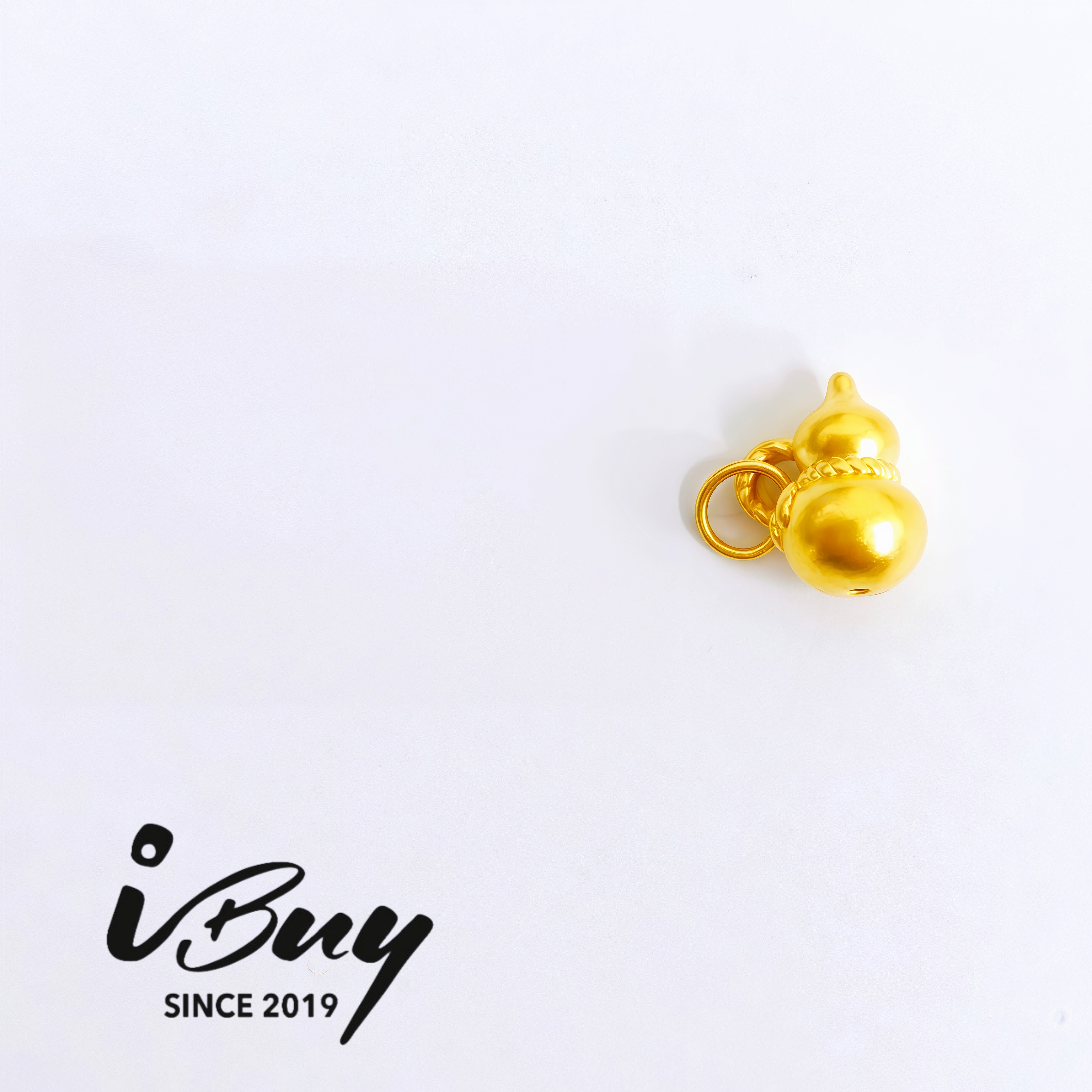 999 GOLD HULU GOURD PENDANT 999 金 葫芦吊坠