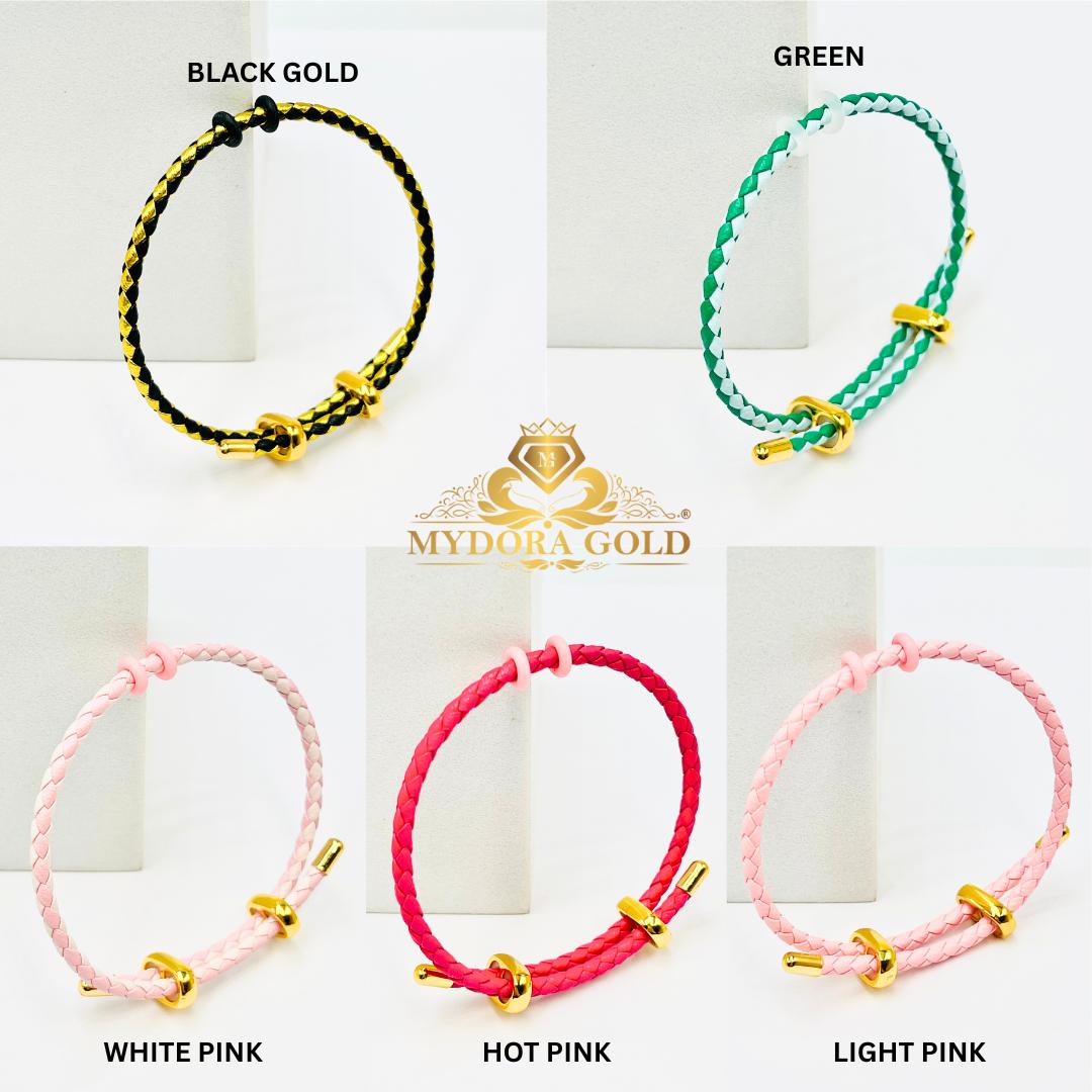 MYDORA Adjustable Leather Bracelet