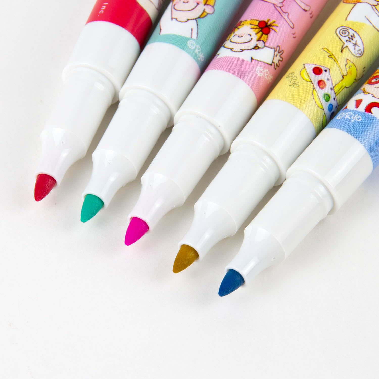 現貨｜COCO and Wondrous Gang 日本製 Zebra MILDLINER 柔和淡色 雙頭 螢光筆 5色套裝 (RYZ-1157)