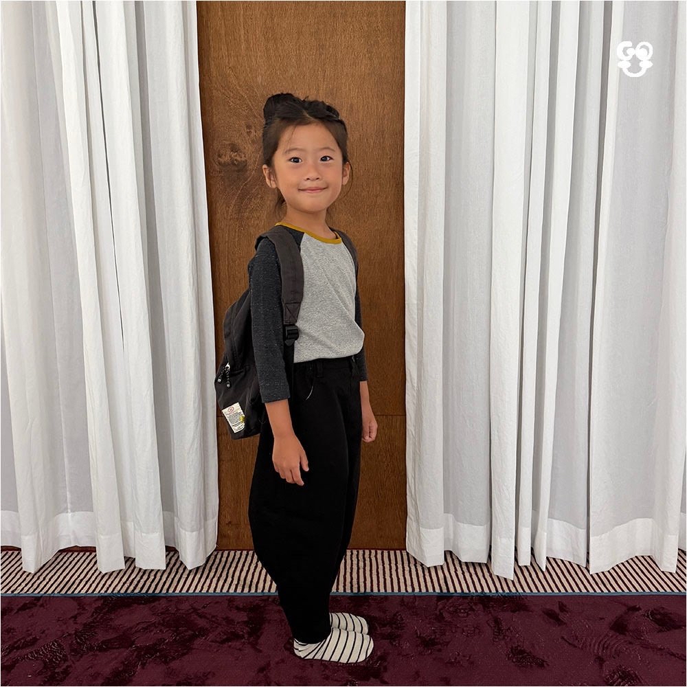 GOU | Snap-button Pants (with mom)
