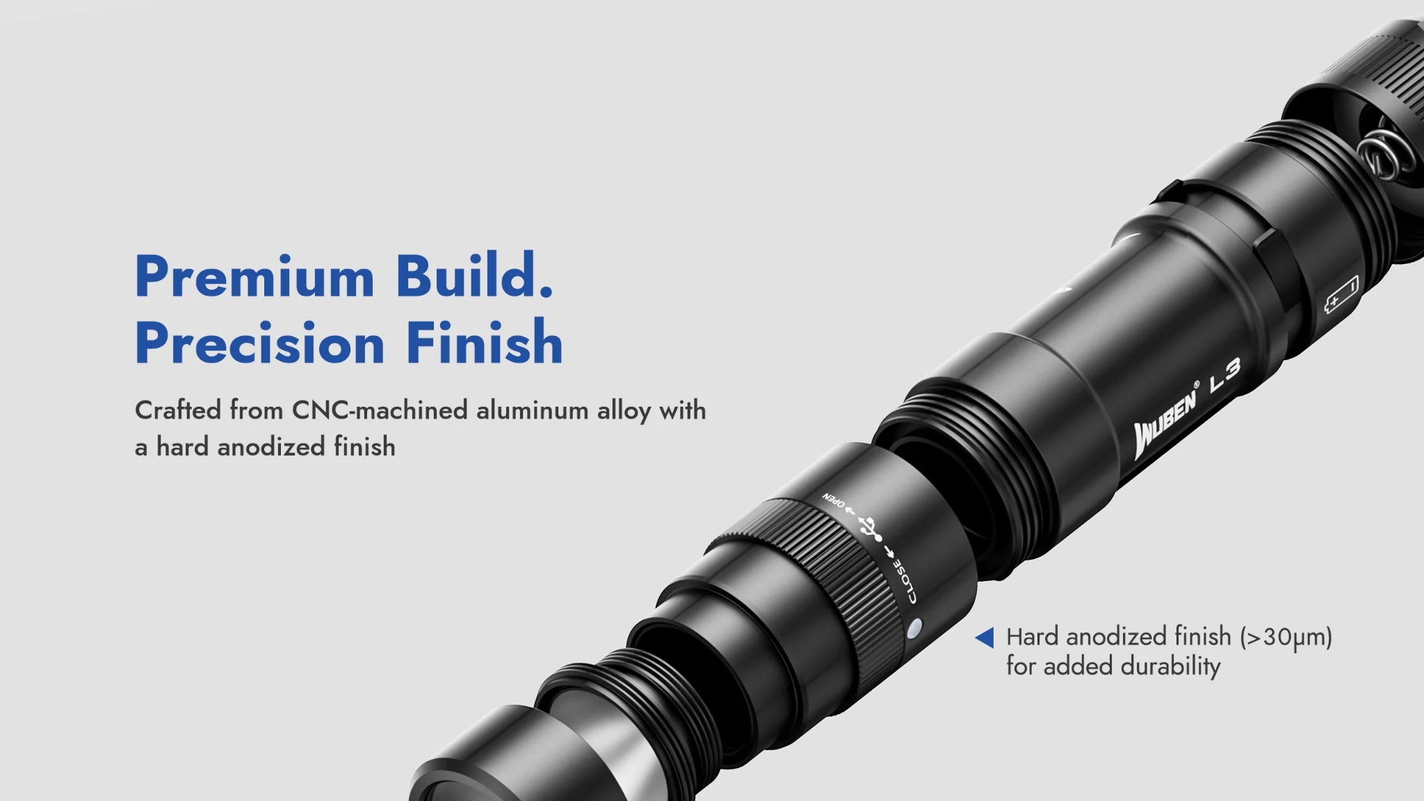 Wuben L3  EDC 戰術手電筒