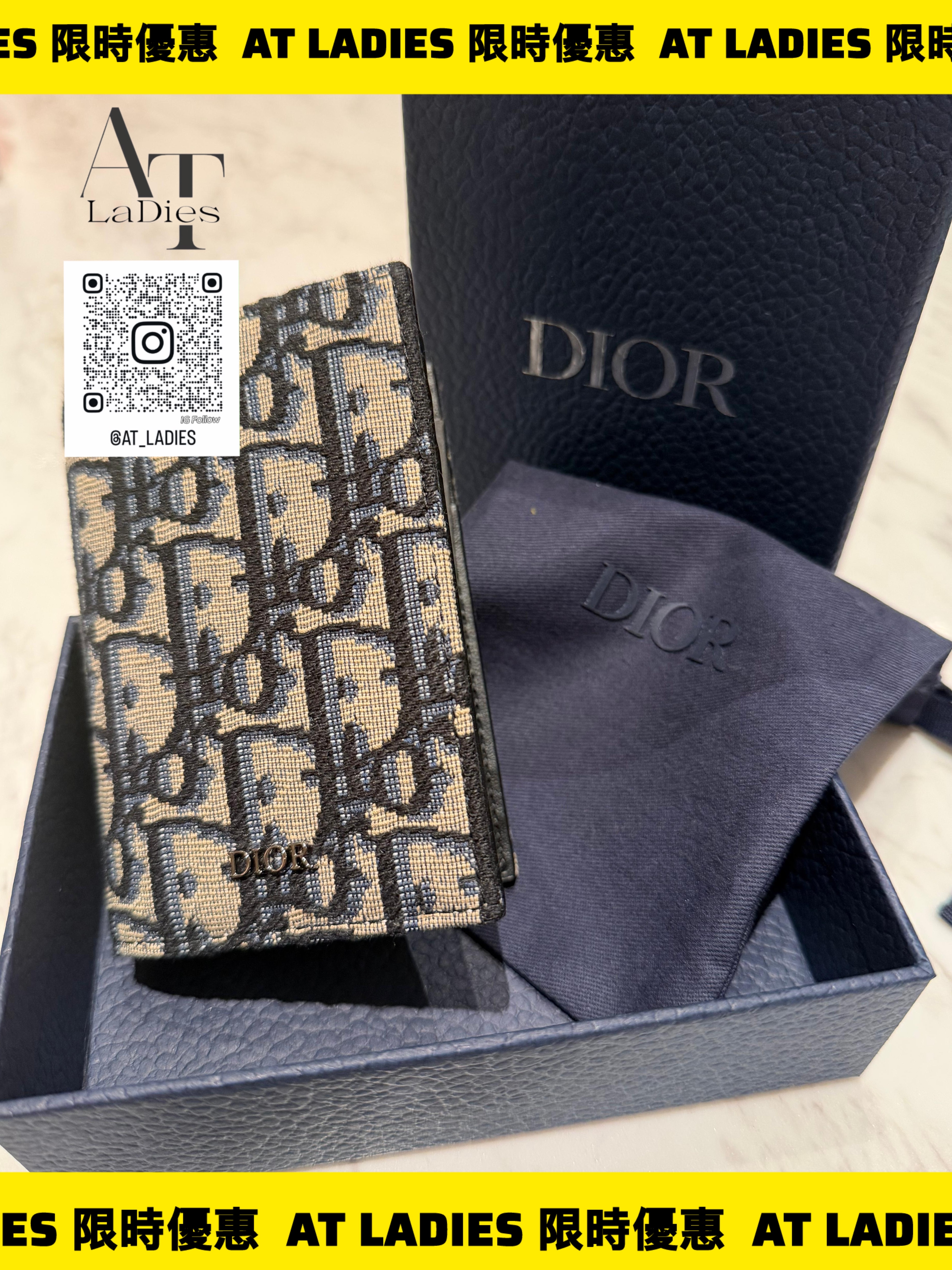 Dior Bifold Card Holder