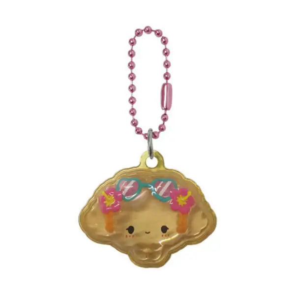 Sanrio 滴膠迷你掛件 黑皮夏威夷風 小麥粉