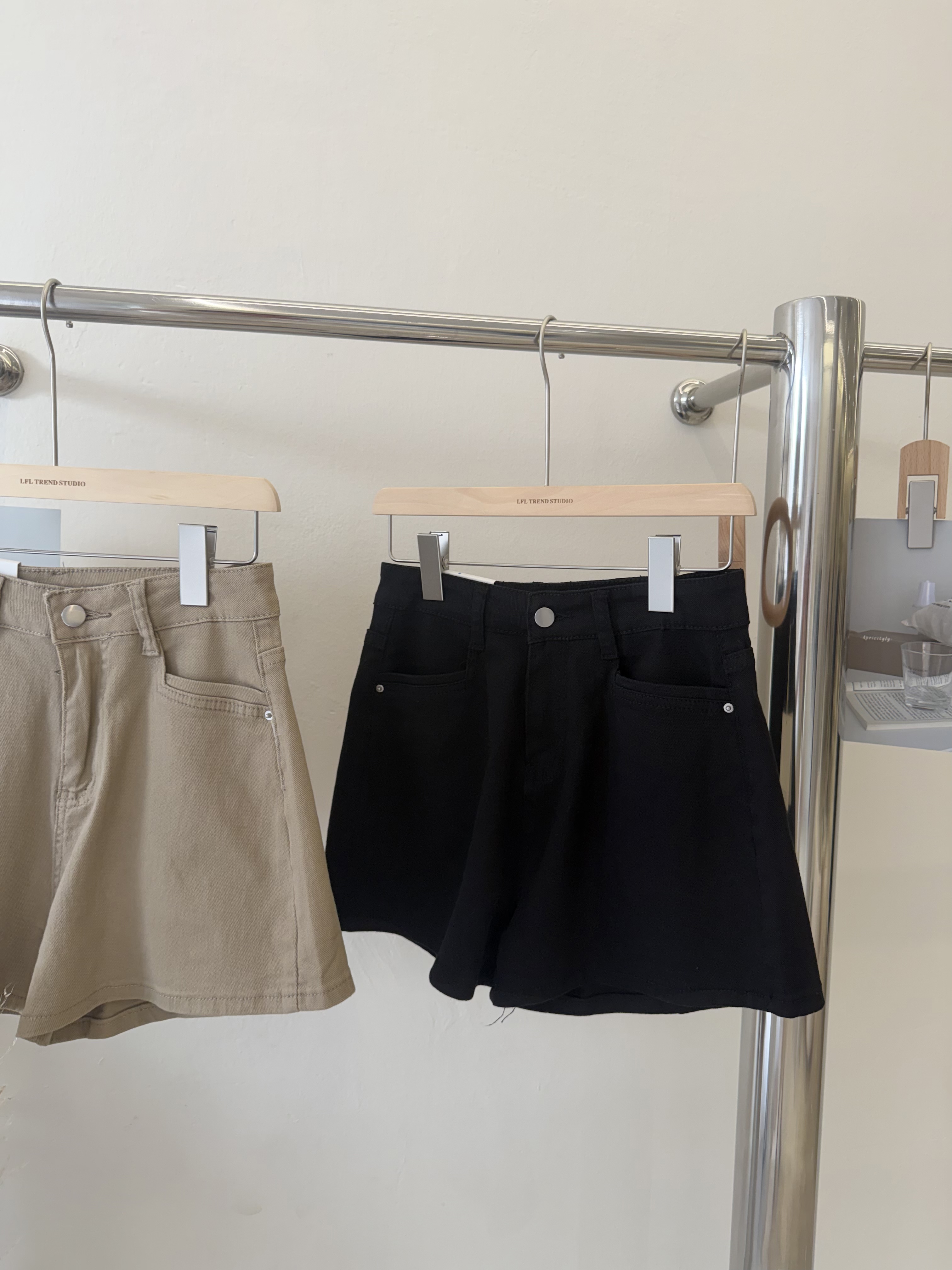 6640 韩版百搭高腰短裤