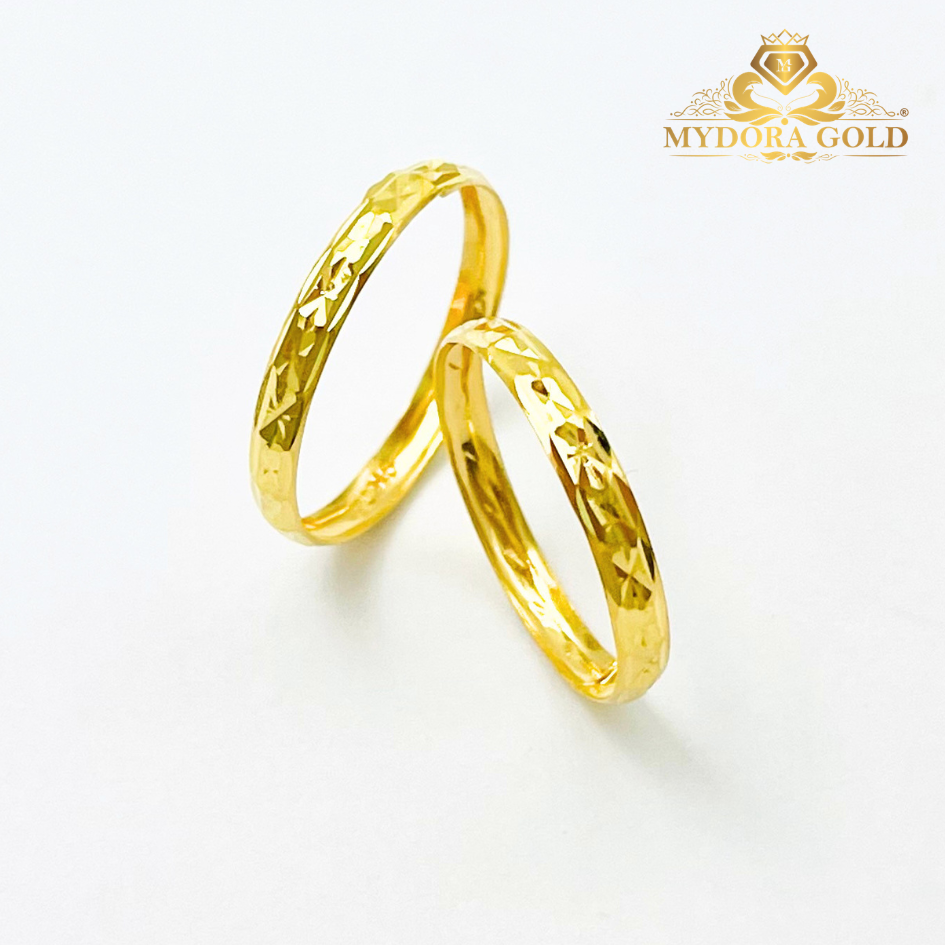 MYDORA Cincin Belah Rotan Stamping l EMAS 916/22K