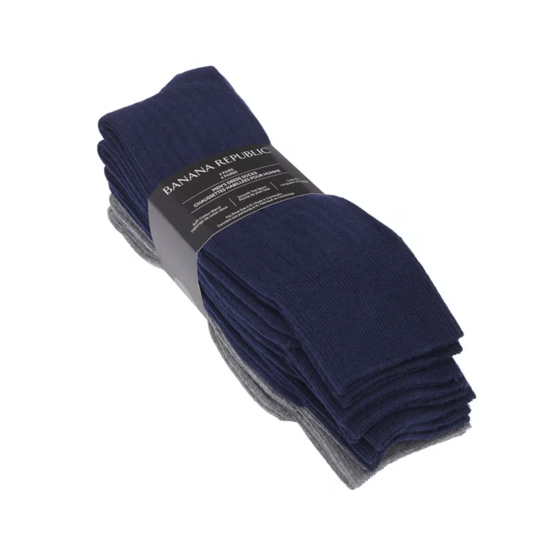 Banana Republic Men's Dress Socks（6對裝）