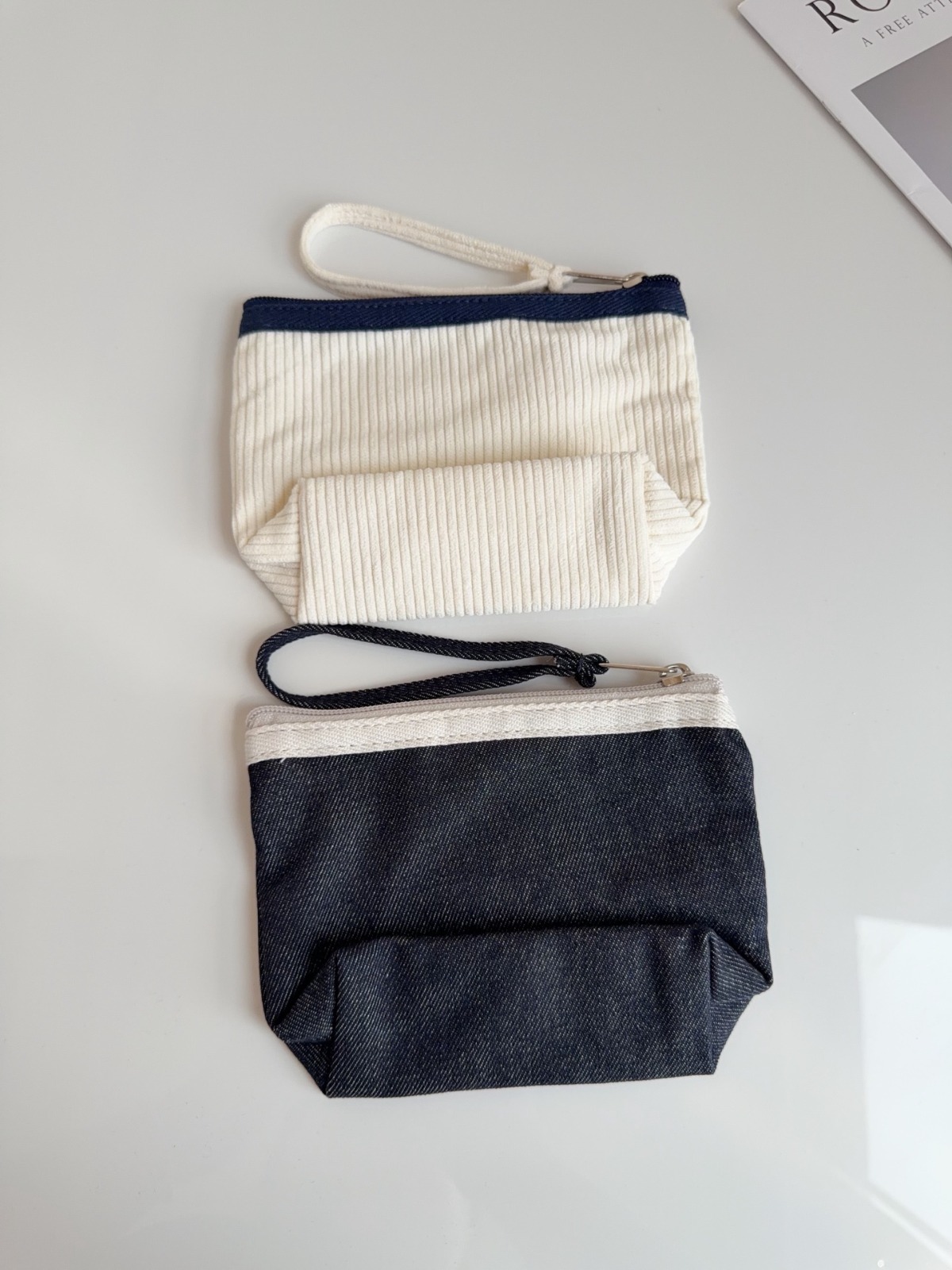 WHOAU 多功能小熊刺繡收納袋 一套2個